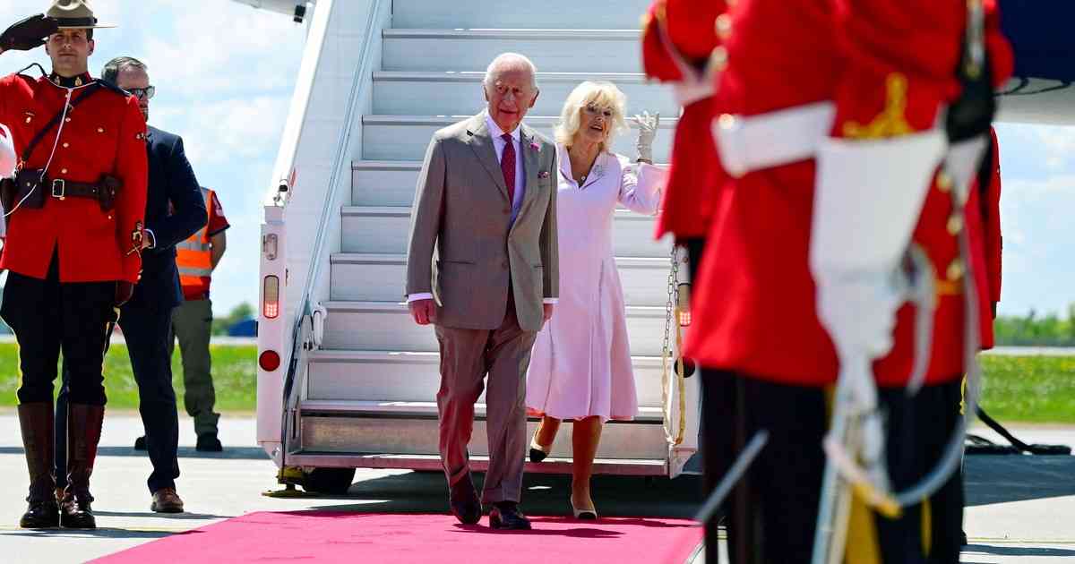 El Rey Carlos de Inglaterra llegó a Canadá en medio de las tensiones con Donald Trump